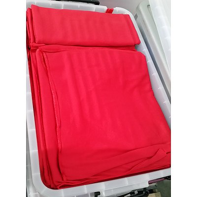 Red Velvet Chair Covers