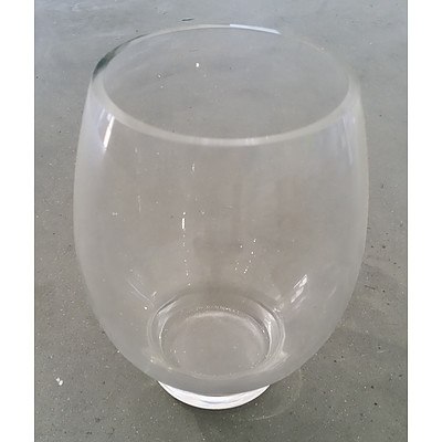 Tapered Glass Vase Lot of 42