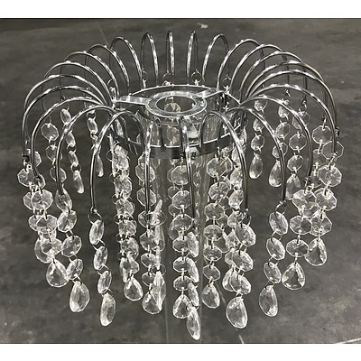 Approx 40 Horizon Ezy-Fit Crystal Look Pendant Light Fitting