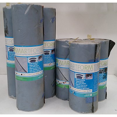 Smartform Flexible Roof Flashing and All Purpose Repair Tape  - Lot of Six Rolls - New - RRP $750.00