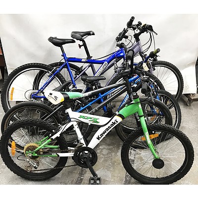 Mountain Bikes & BMX Bikes - Lot of 6