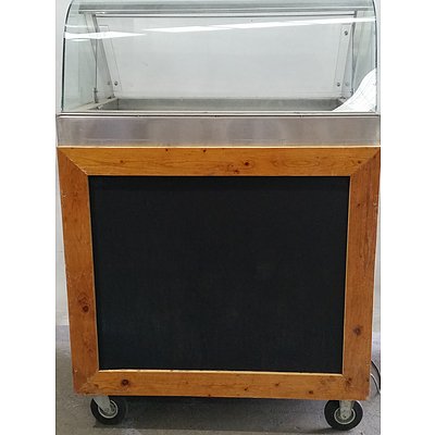 Mobile Stainless Steel Refrigerated Display Unit