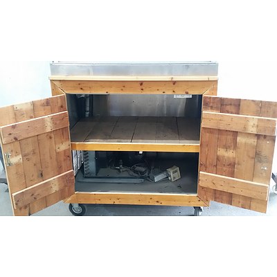 Mobile Stainless Steel Refrigerated Display Unit
