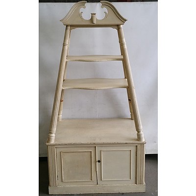 French Provincial Style Display Shelves