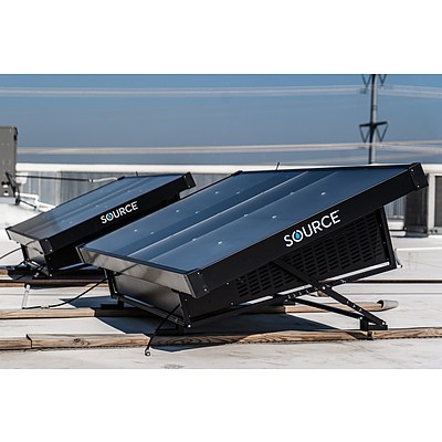 Make pure water from air with two Source Hydropanels - Valued at $7,700