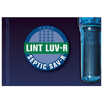 Lint LUV-R Microplastics filter (and wall mount) for your washing machine from Environmental Enhancements