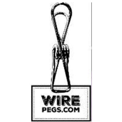 A bag of 50 grade 201 ss wire clothing pegs (1.75 mm diameter)