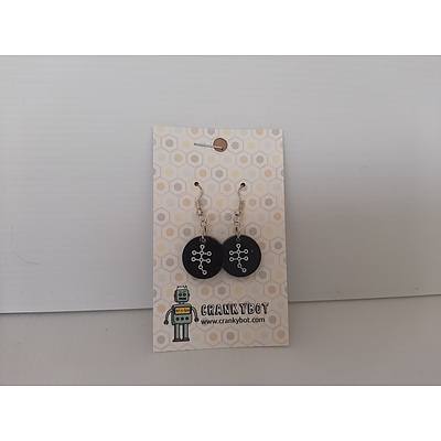 Science geek themed jewellery for Mum and Dad I