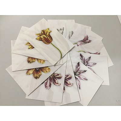 12 Tulip greeting cards with envelopes from the National Library of Australia