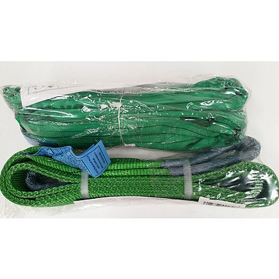 Two Meter 2000kg Slings/Straps - Lot of Two - Brand New