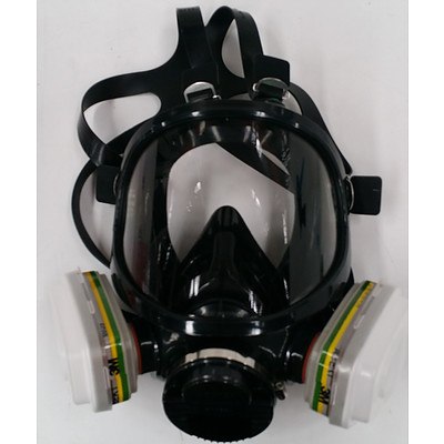 3M 7924 Silicone Full Face Respiratory Mask - New