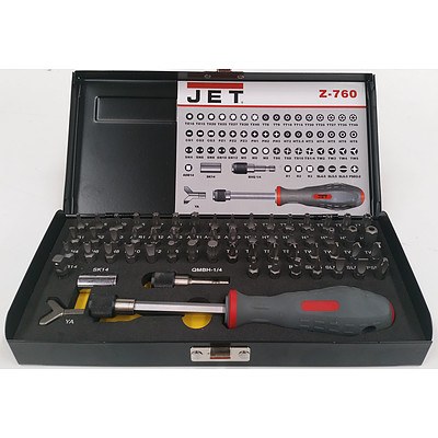 Jet Z-760 Driver Bit Set - 60 Piece - Brand New