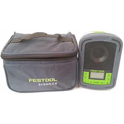 Festool SYSROCK BR10 D 18V Li-ion Cordless Digital Bluetooth Radio