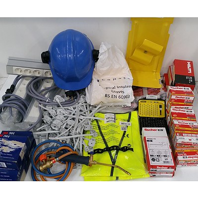 Selection of Tools , Hardware and PPE Wear -  New