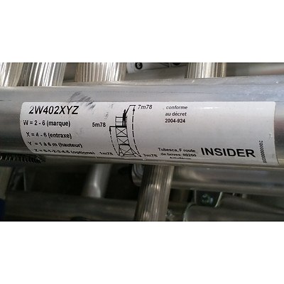 Tubesca Insider 120SX Aluminium Rolling Scaffolding System