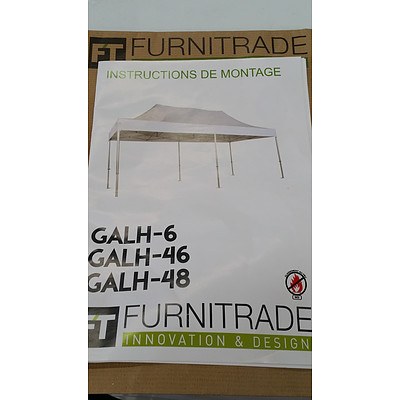 Furniture Trade GALH-6 3m x 6m Pop Up Marquee/Gazebo