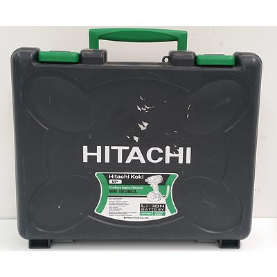 Hitachi WR 18DBDL Cordless Impact Wrench Kit - New - RRP $250.00
