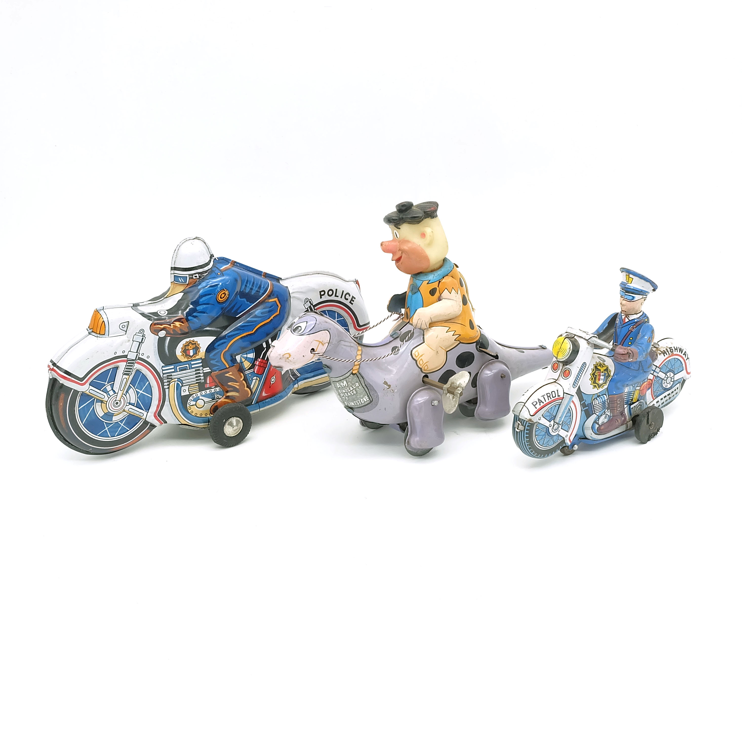 toy motorbikes with riders