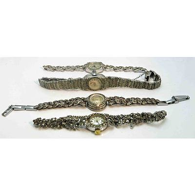 Collection Of Marcasite Watches (X4)
