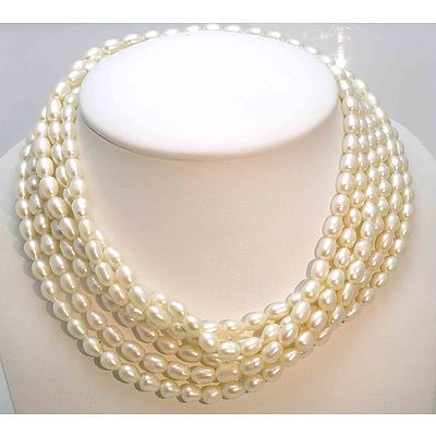 Matched Set Of Three Cultured Pearl Necklaces
