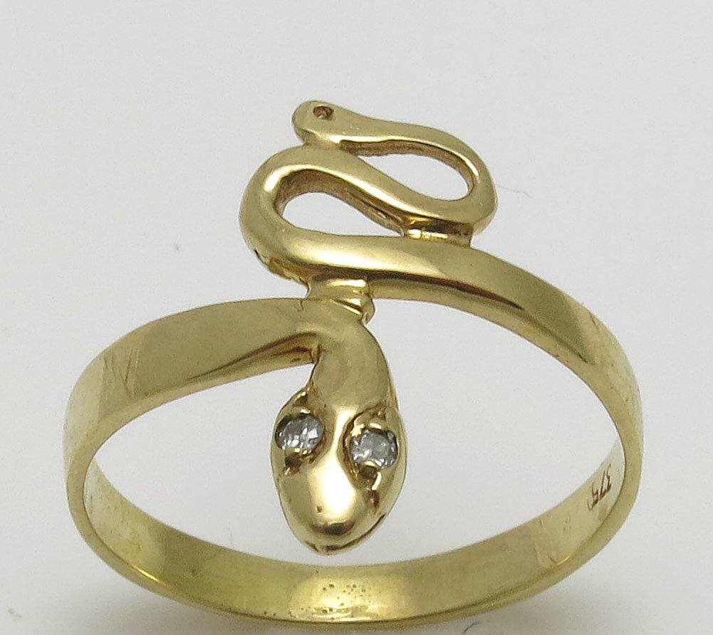 9Ct Gold Snake Ring - Lot 1083215 | ALLBIDS