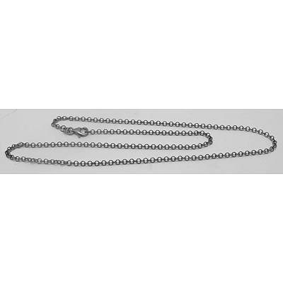 Black Sterling Silver Chain By 