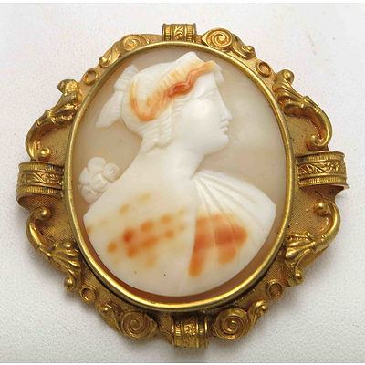 Antique Cameo Brooch Circa 1890-1900