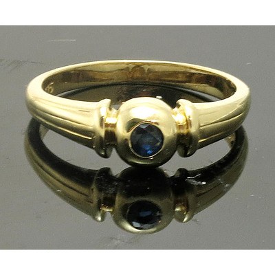 9Ct Gold Natural Sapphire Ring