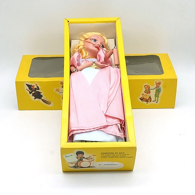 Vintage Boxed Pelham Marionette Puppet Cinderella Circa 1969/70