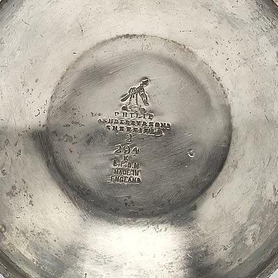 Silver Plated Brittania Metal Trophy, The Bond Cup 1912