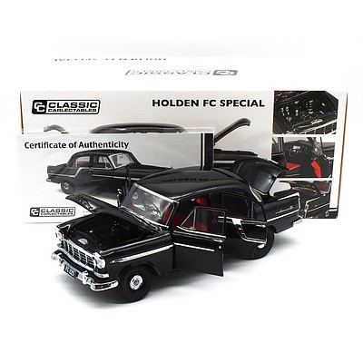 Classic Carlectables - Holden FC Special Black 124/650 1:18 Scale Model Car