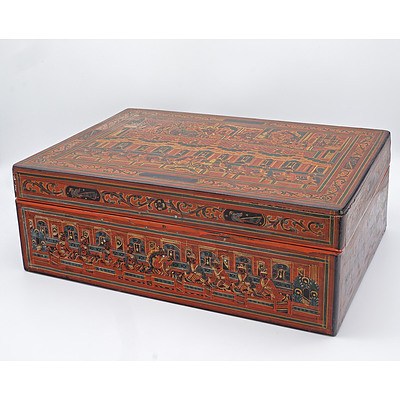 Burmese Lacquerwork Box