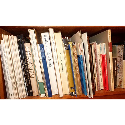 Large Group of Art Reference Books on Old Masters Including Giorgione, Rembrandt, Giambattista Tiepolo, Vermeer and More
