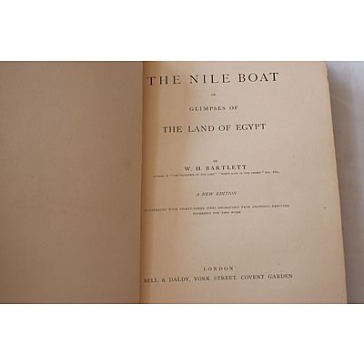 LATE ADDITION, W. H. Bartlett, The Nile Boat or Glimpses of the Land of Egypt, Bell & Daldy, London