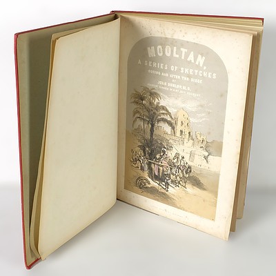 RARE BOOK John Dunlop "Mooltan, A Series of Sketches During and After the Siege" London Wm S. Orr and Co. Publishers 1849
