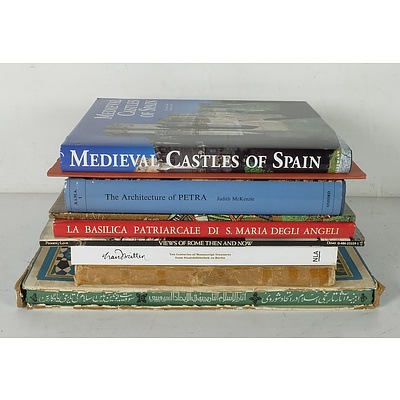 Group of European and Middle-Eastern Architecture Books