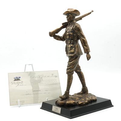 Limited Edition Gibson Cast Resin Silent Soldiers, Marching On, 1344/5000
