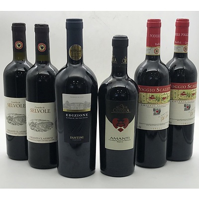Case of 6x Assorted Italian Red Wines