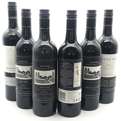 Case of 4x Wynns 2013 Black Label Cabernet Sauvignon & 2x Matching Coonawarra Wines