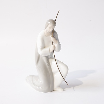 Lladro Porcelain Figure of Joseph Kneeling