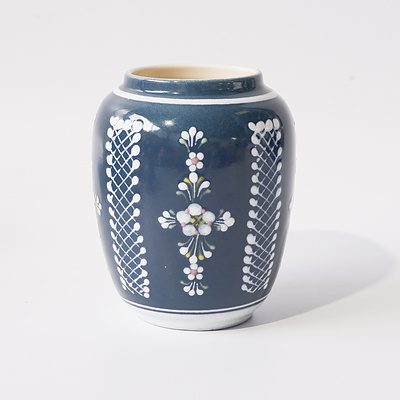 Austrian Gmundner Keramik Urn, Lacking Lid