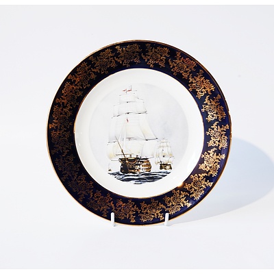 J H Weatherby & Sons HMS Victory Souvenir Plate