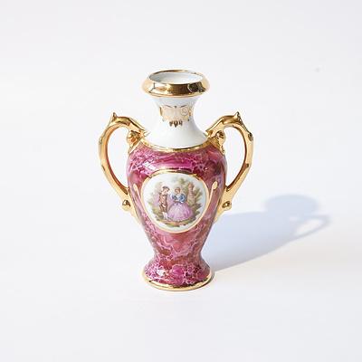 Limoges Hand Painted Urn