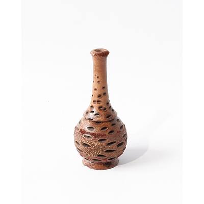 Banksia Nut Hand Turned Vase by Tony Cullen