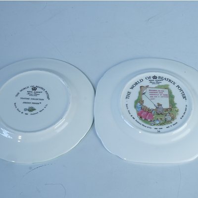 Two Royal Albert Beatrix Potter Plates