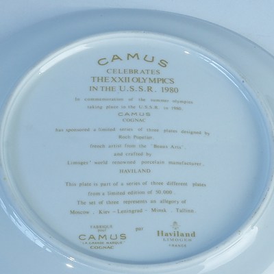 Limoges Moscow Olympics Collectors Plate from 1980