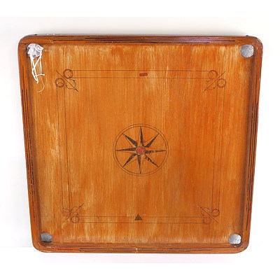 Vintage Timber Carrom Board