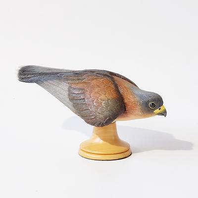 Rooivalk Hand Painted Limited Edition Resin Red Hawk Figurine