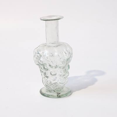 Hand Made Glass Bottle by La Soufflerie, Paris