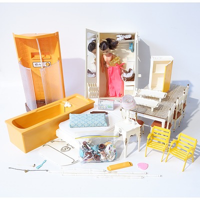 Vintage Sindy Doll Items and Furniture
